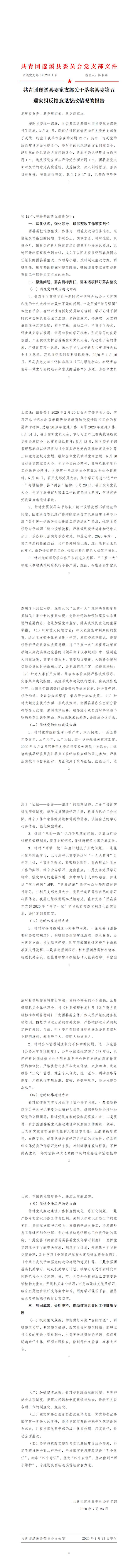 (7.23修改1)共青團(tuán)遂溪縣委關(guān)于對(duì)縣委第五巡察組巡察反饋意見的整改落實(shí)情況報(bào)告_0.jpg