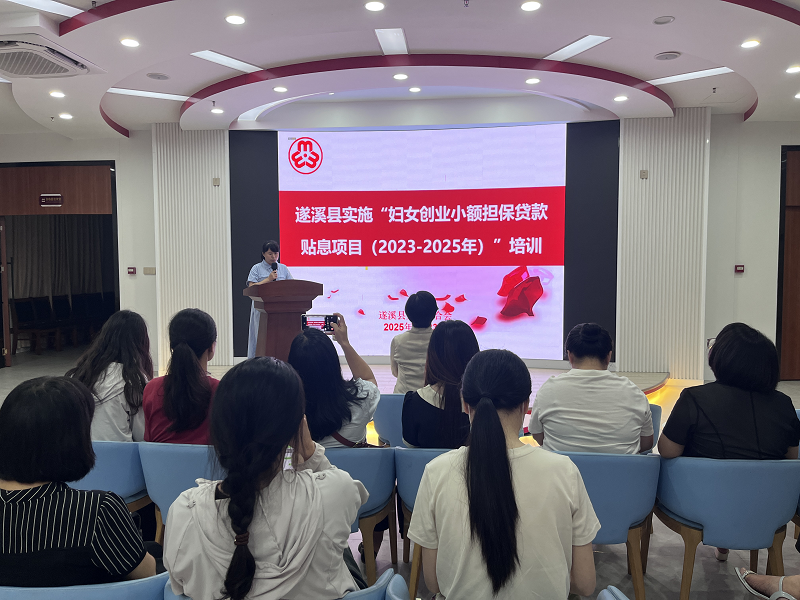 遂溪縣婦聯(lián)召開(kāi)2025年婦女創(chuàng)業(yè)小額擔(dān)保貸款工作部署會(huì)