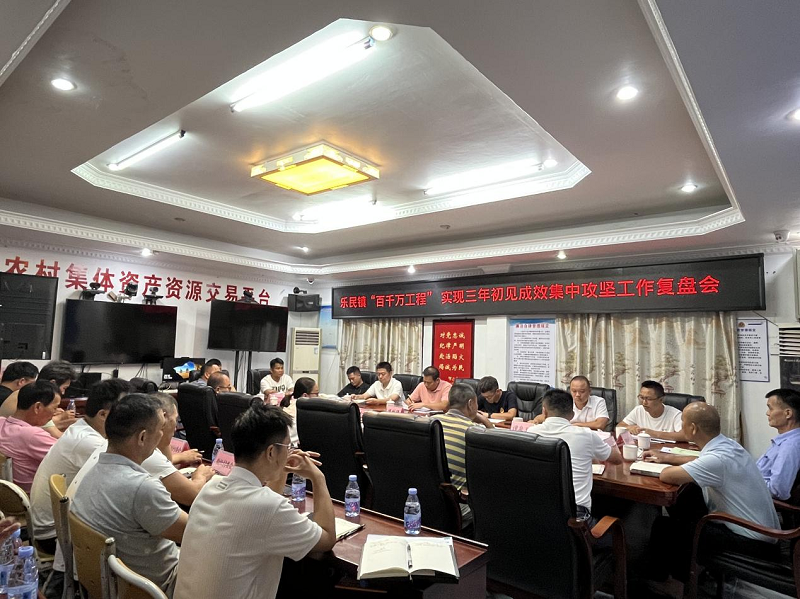 樂民鎮(zhèn)召開“百千萬工程”實現(xiàn)三年初見成效集中攻堅工作復盤會