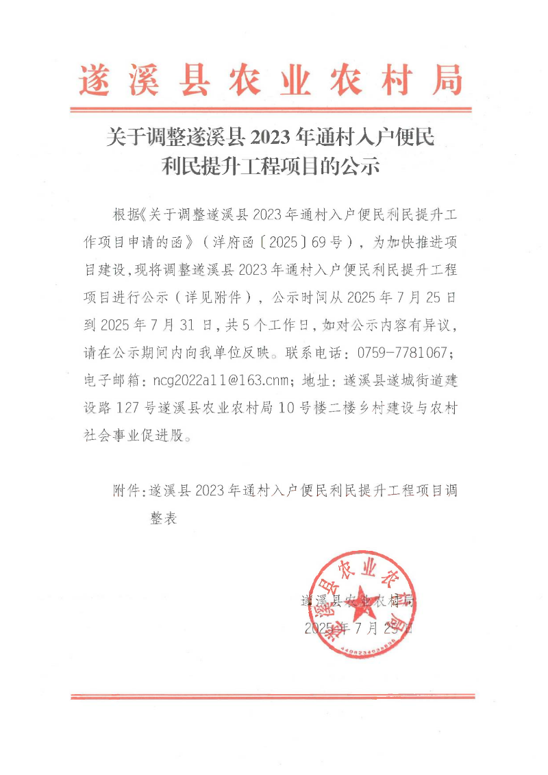 關于調(diào)整遂溪縣2023年通村入戶便民利民提升工程項目的公示_01.png