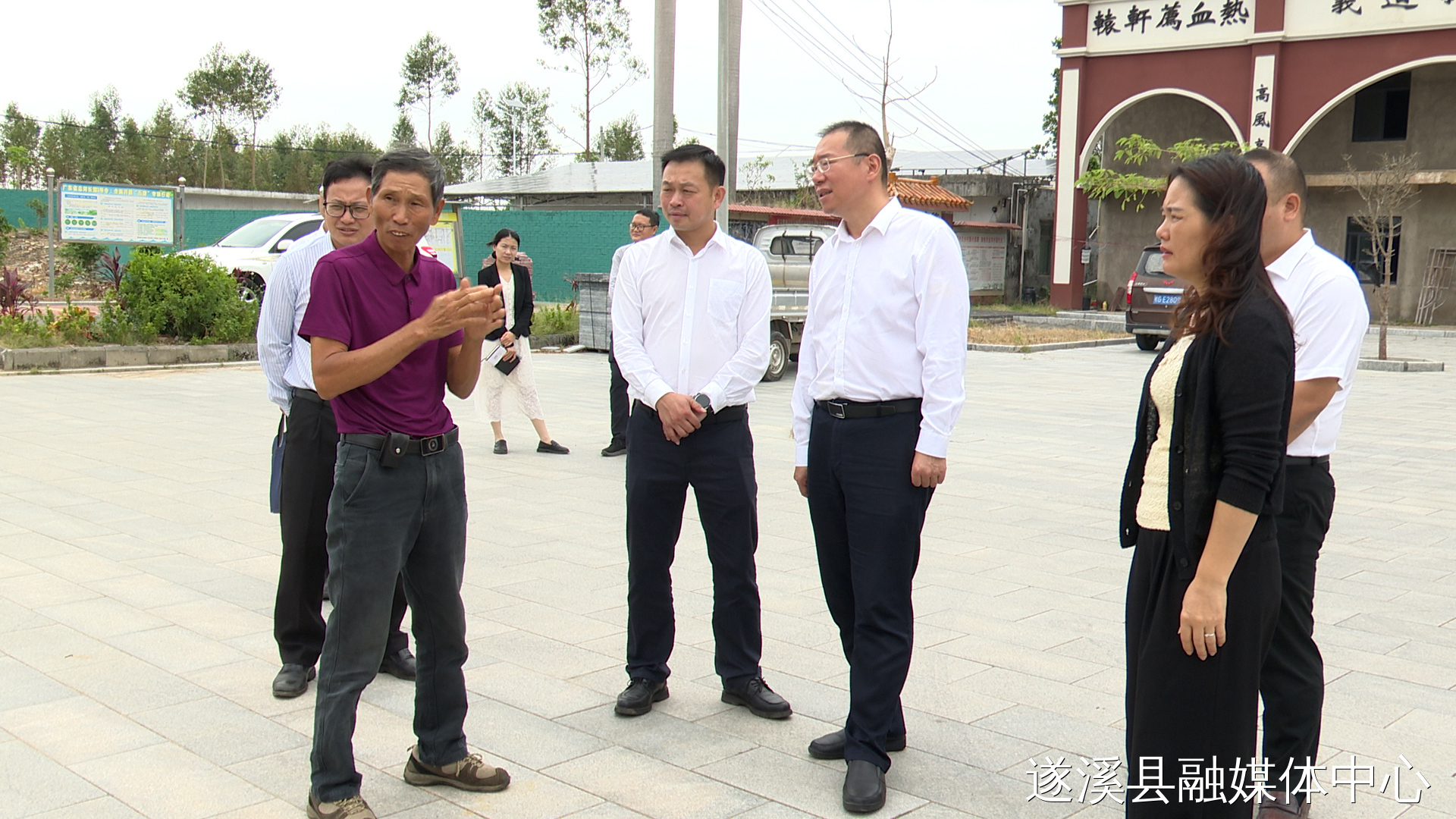 張洋率隊(duì)調(diào)研典型村創(chuàng)建工作